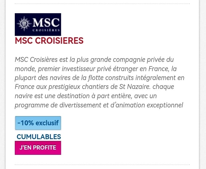 MSC CROISIERE